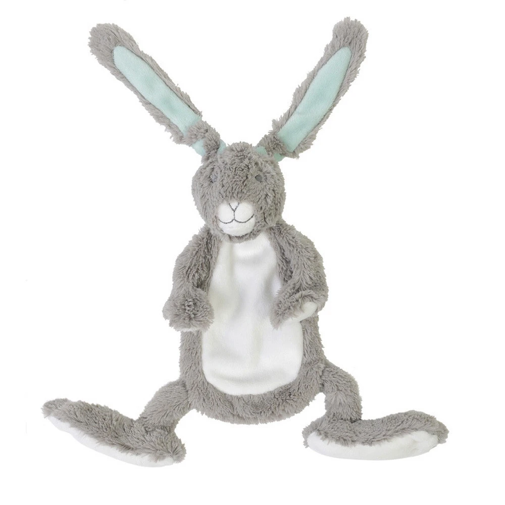 Happy Horse Grey Rabbit Twine Knuffeldoekje (20 Cm)