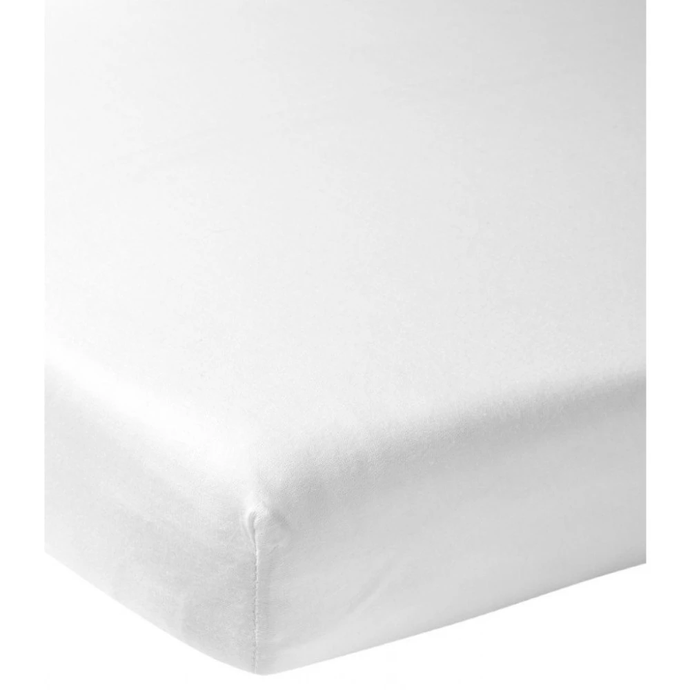 Meyco Jersey Hoeslaken 2-Pack White 60x120 Cm - Afbeelding 2
