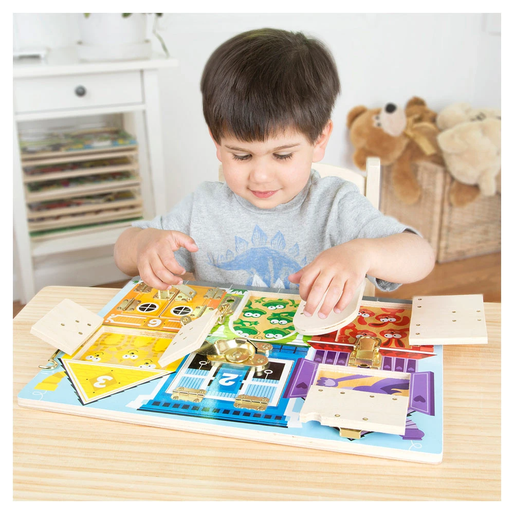 Melissa & Doug Speelbord Sloten En Grendels - Afbeelding 3