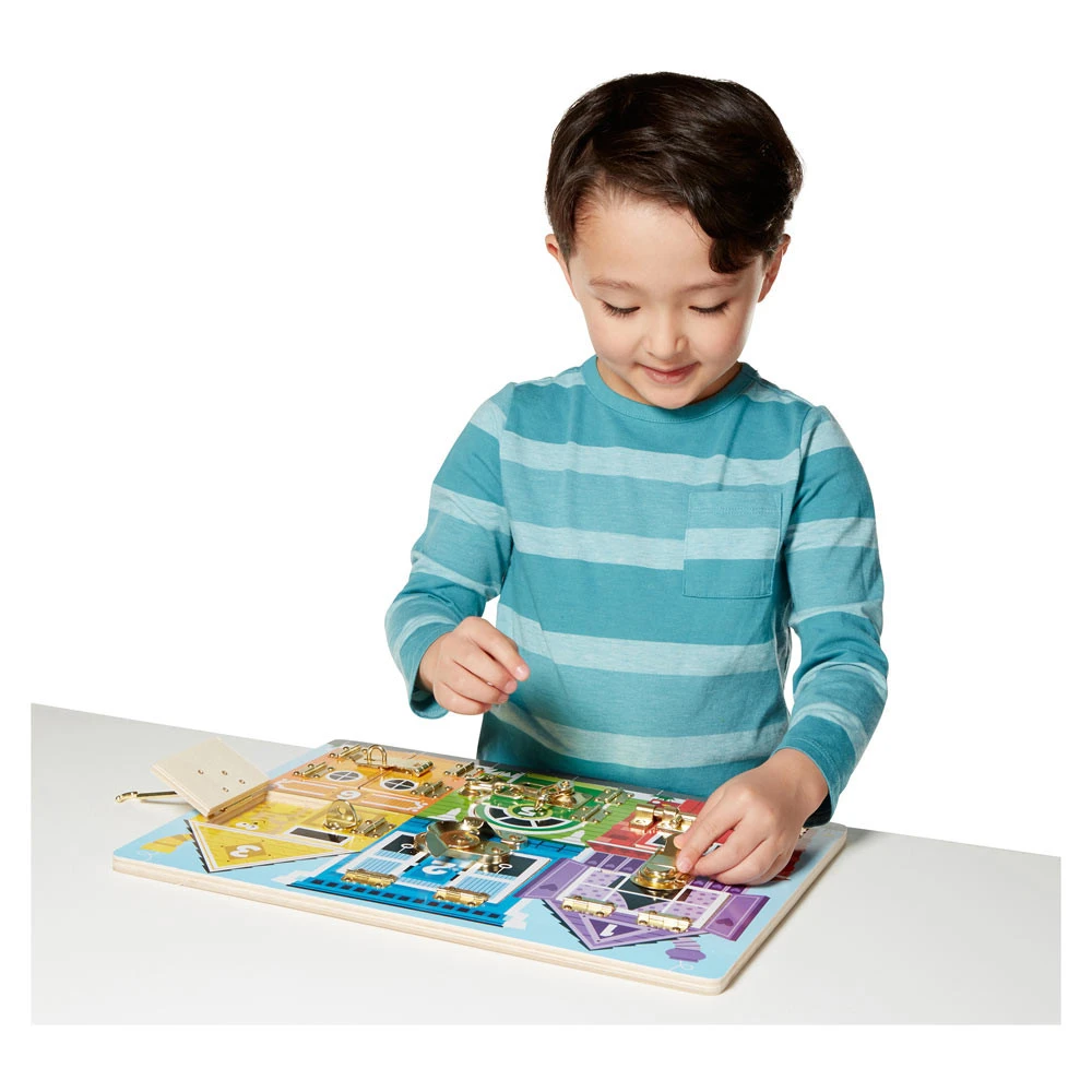 Melissa & Doug Speelbord Sloten En Grendels - Afbeelding 4