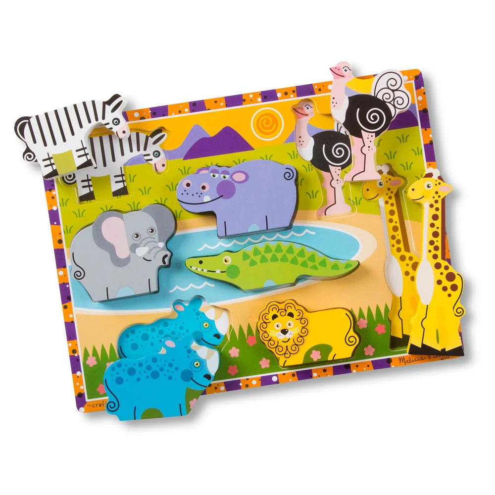 Melissa & Doug Houten Puzzel Safari