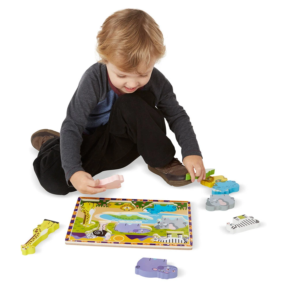 Melissa & Doug Houten Puzzel Safari - Afbeelding 4
