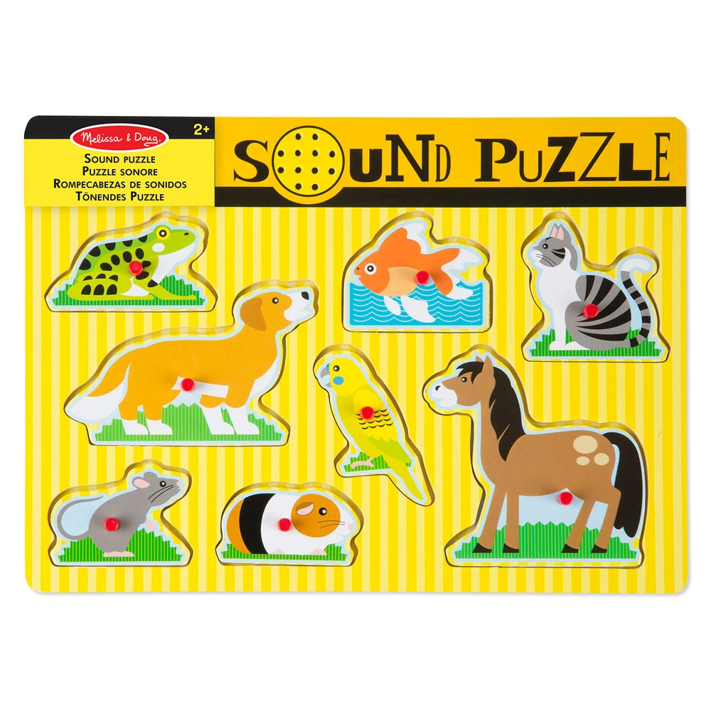Melissa & Doug Geluidenpuzzel Huisdieren - Afbeelding 2