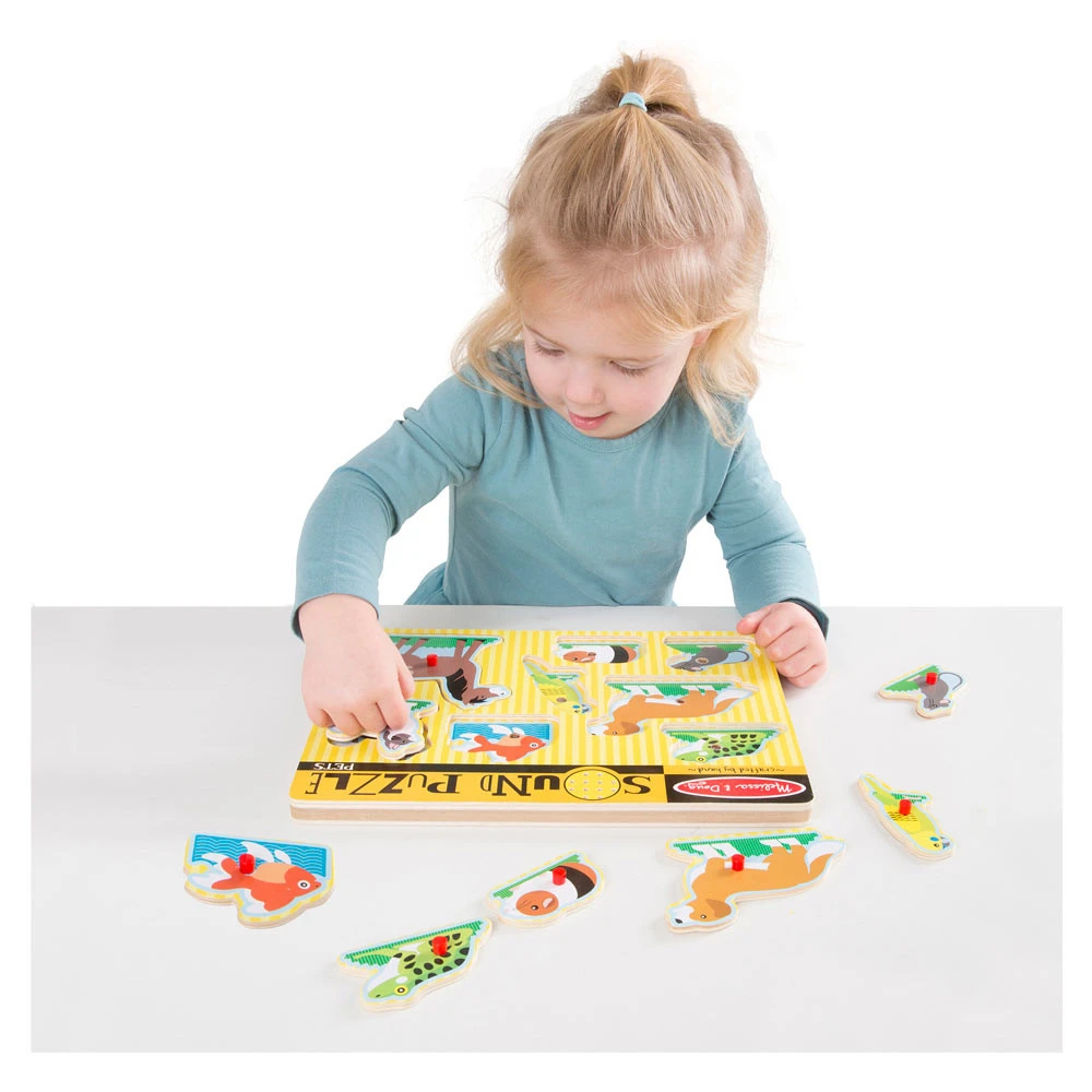 Melissa & Doug Geluidenpuzzel Huisdieren - Afbeelding 3