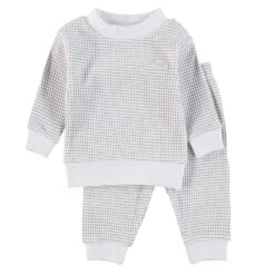 Feetje Pyjama Wafel Grijs