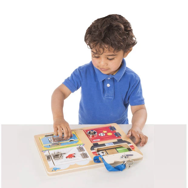 Melissa & Doug Speelbord 'Achter Slot En Grendel' - Afbeelding 2