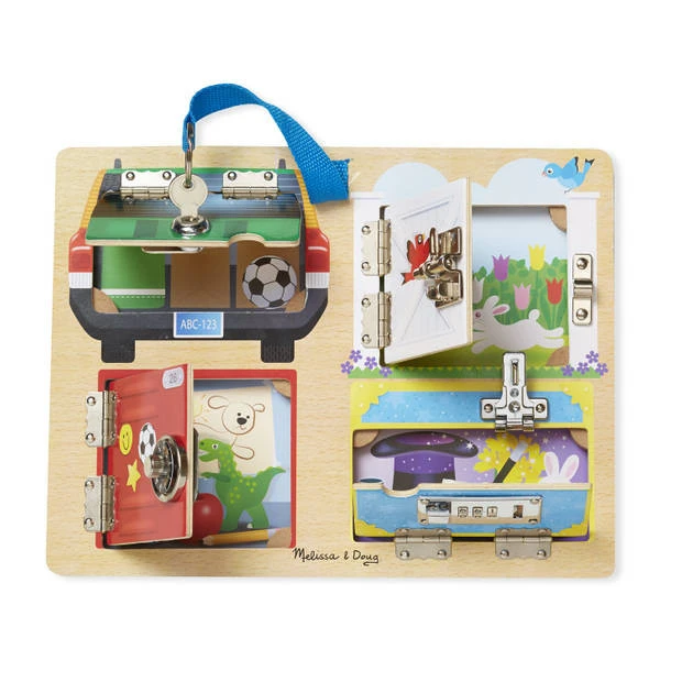 Melissa & Doug Speelbord 'Achter Slot En Grendel' - Afbeelding 3