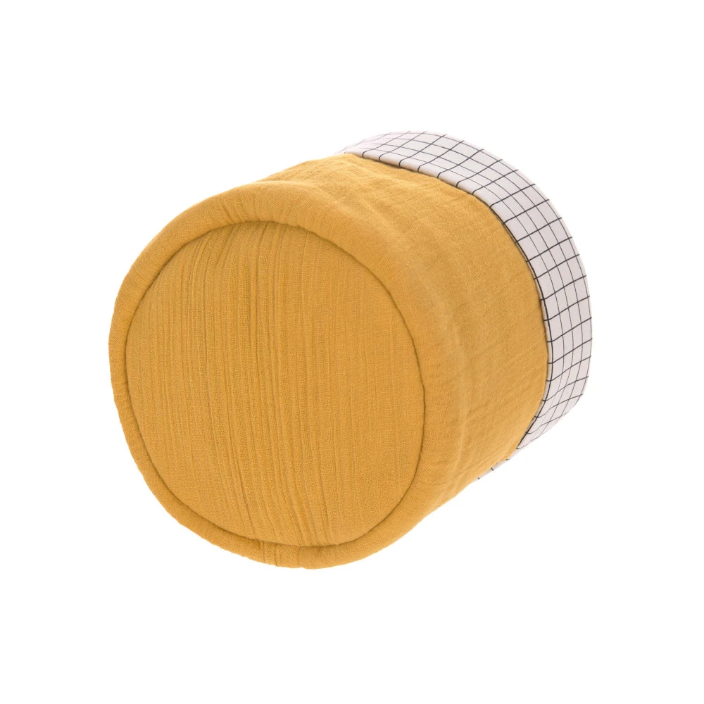 LÄSSIG Laessig Opbergmanden Set 3 Stuks Muslin Mosterd, 100% Organisch Katoen - Afbeelding 6