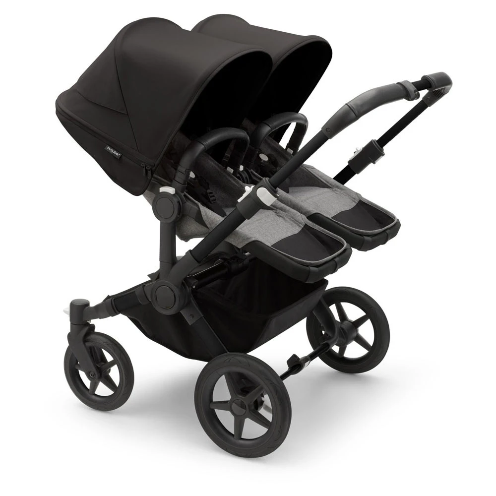 Bugaboo Donkey5 Twin Black - Grey Melange - Afbeelding 2