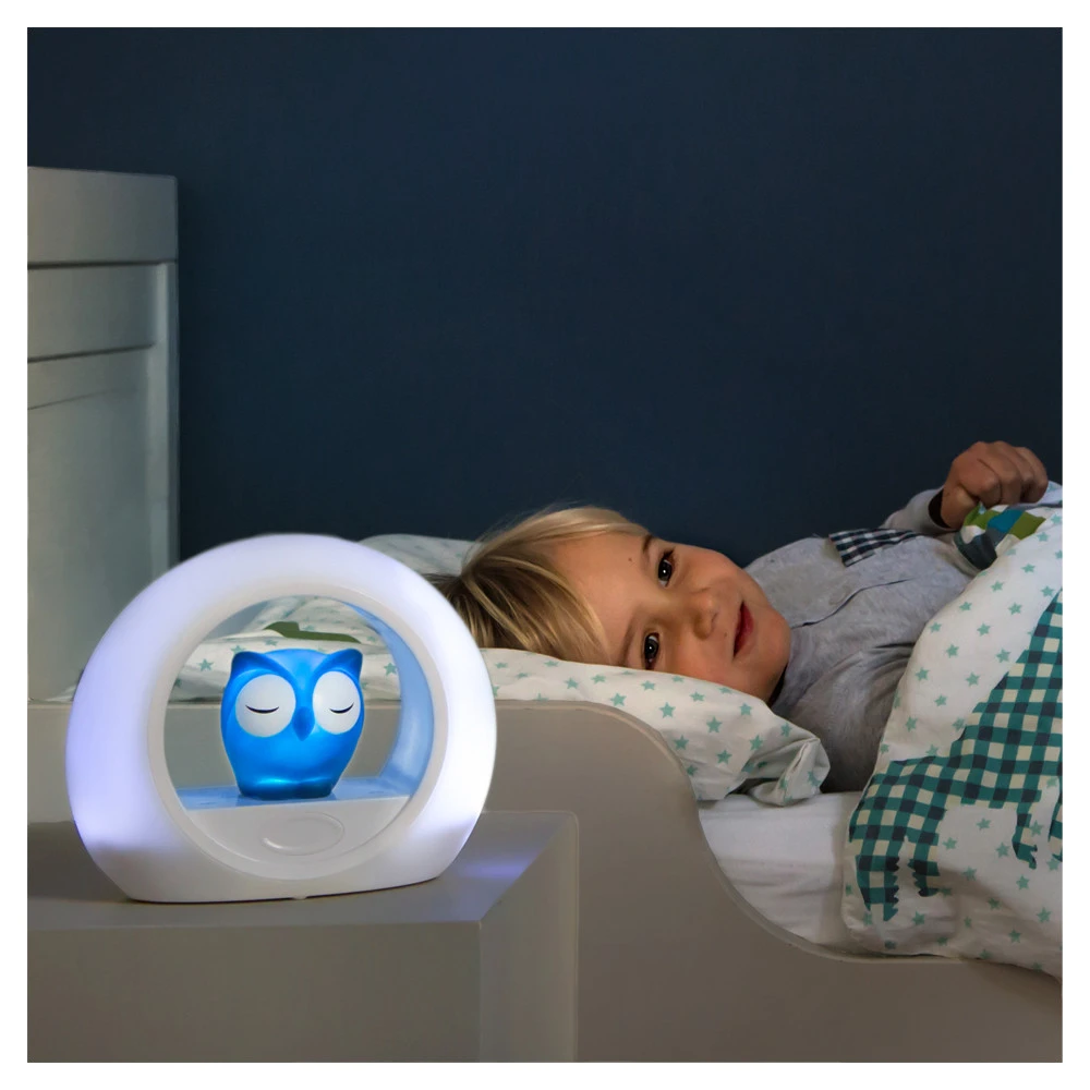 Zazu Nachtlampje Uil Blauw - Afbeelding 3