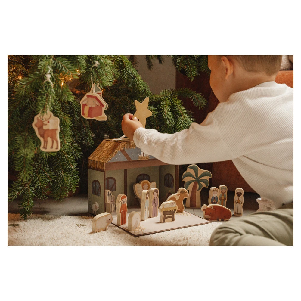 Little Dutch Speelkoffer Kerststal FSC - Afbeelding 12