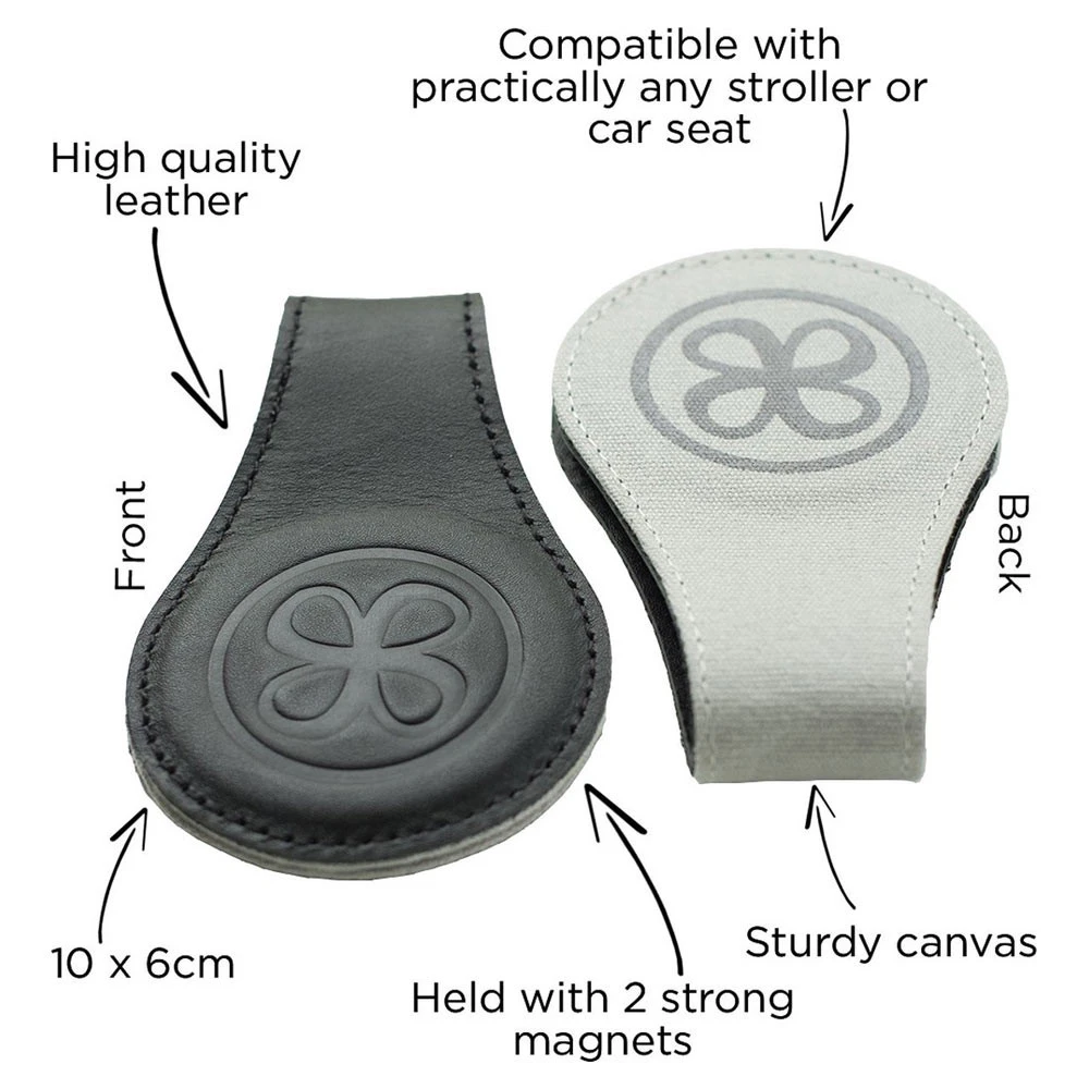 Cloby Set Swaddle Met Clips Black - Afbeelding 2