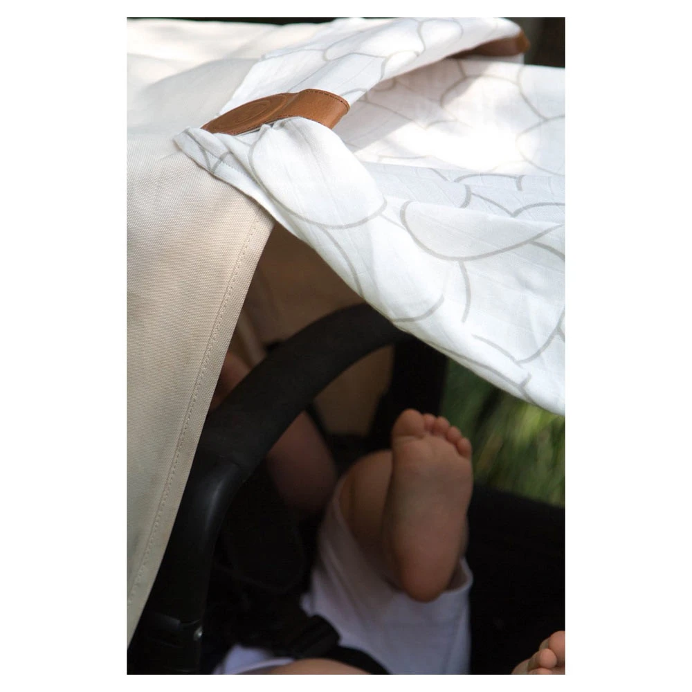 Cloby Set Swaddle Met Clips Brown - Afbeelding 3