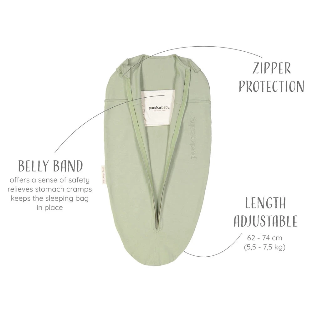 Puckababy The Original Mini Cotton Olive - Afbeelding 2