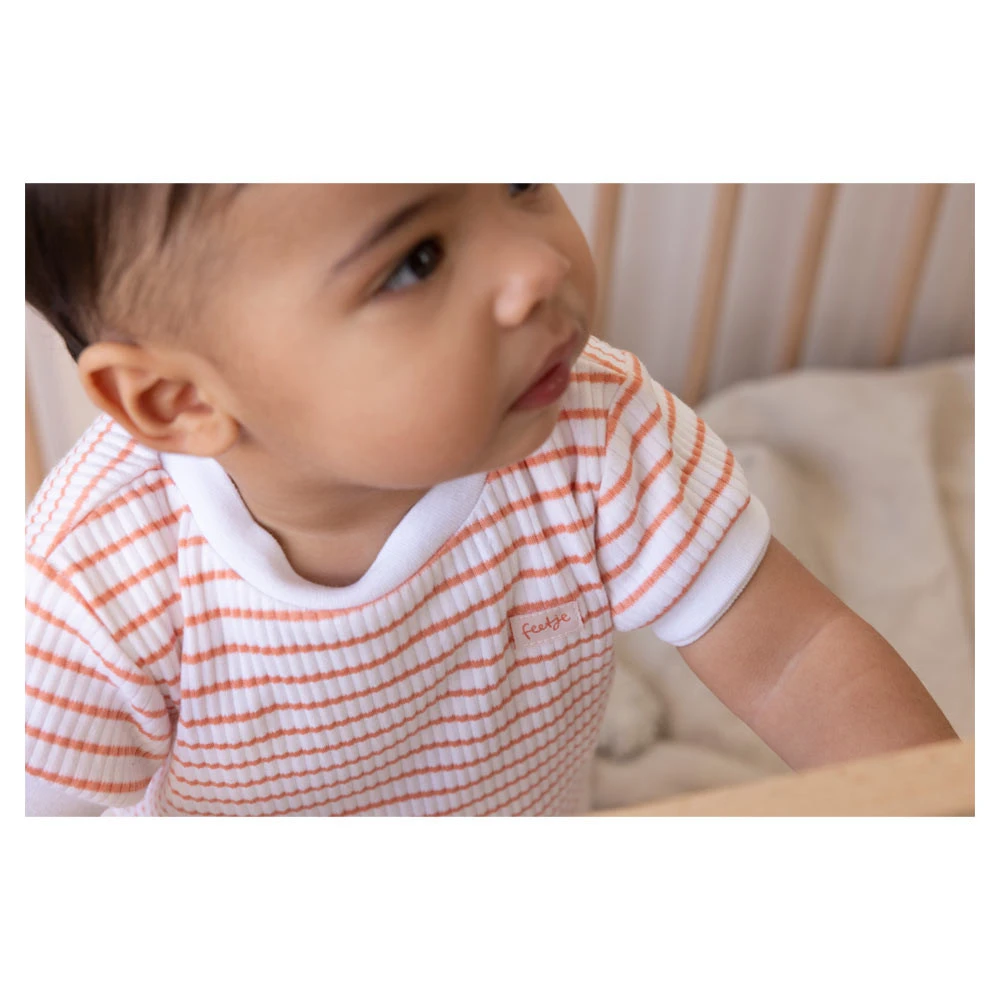 Feetje Pyjama Kort Summer Special Wafel Terra Pink - Afbeelding 5