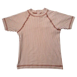 Slipstop Cognac Stripe UV Shirt