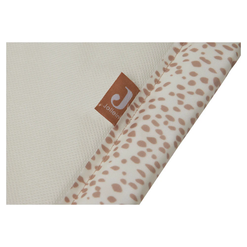 Jollein Boxdek Waterproof Dotted Biscuit 75x95cm - Afbeelding 2