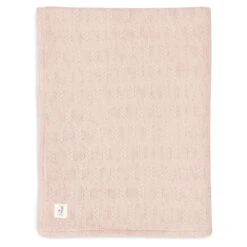 Jollein Ledikantdeken 100x150cm Grain Knit Wild Rose Velvet