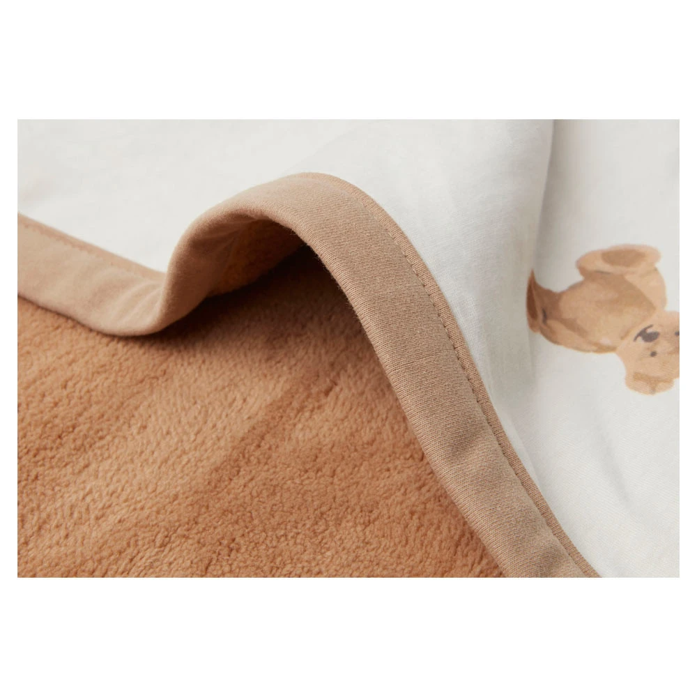 Jollein Wiegdeken 75x100cm Teddy Bear - Afbeelding 2