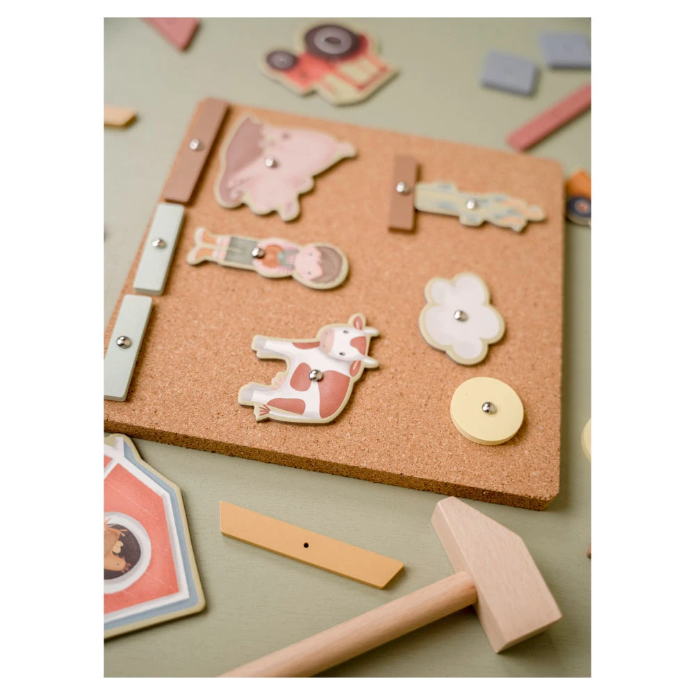 Little Dutch Hamertje Tik Little Farm FSC - Afbeelding 3