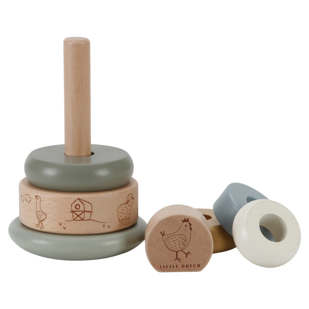 Little Dutch Tuimelstapelaar Little Farm FSC - Afbeelding 2