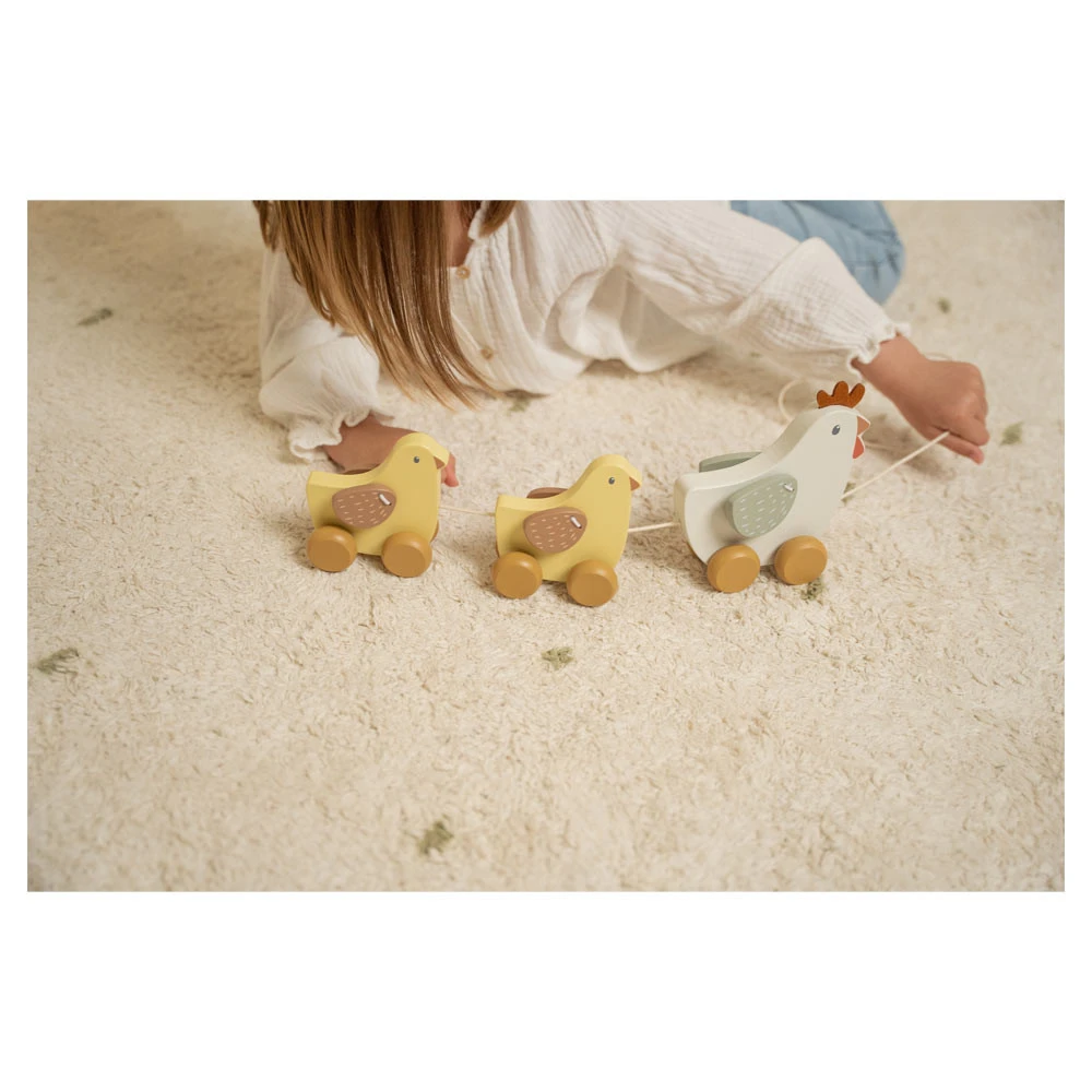 Little Dutch Trekdier Kippen Little Farm FSC - Afbeelding 2