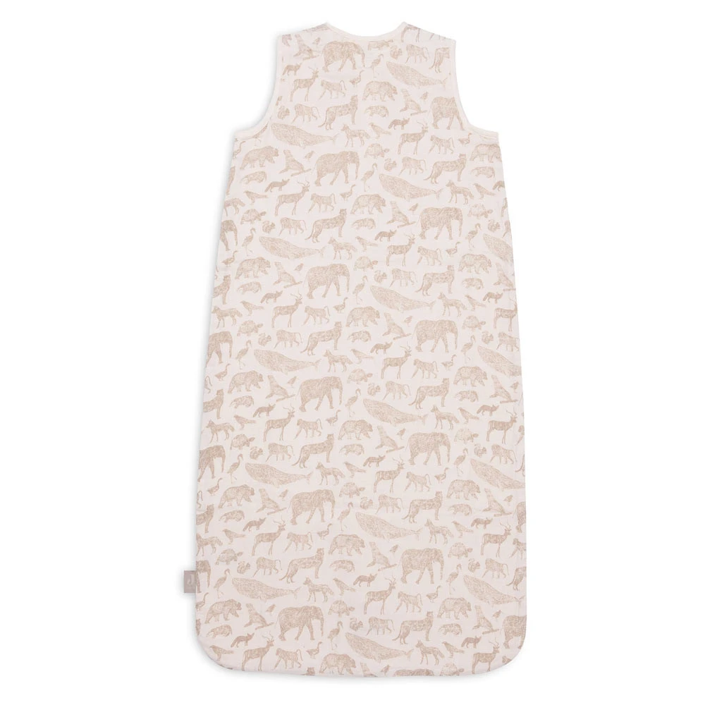 Jollein Hydrofiel Slaapzak 90 Cm Animals Nougat - Afbeelding 3