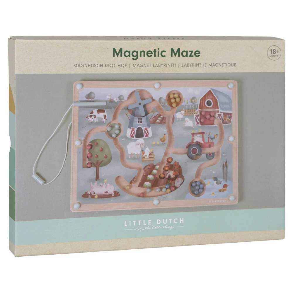 Little Dutch Magnetisch Doolhof Little Farm - Afbeelding 9